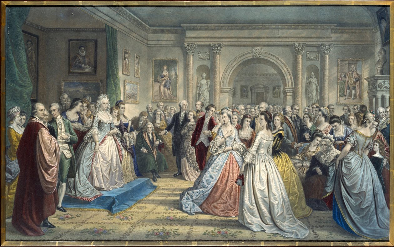 Empfang von Lady Washington von Unidentified