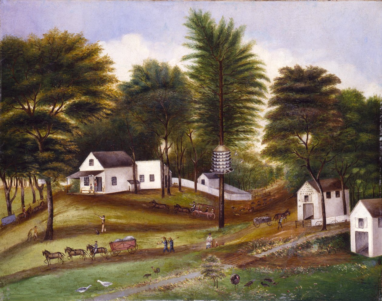 Landschaft (möglicherweise von Staten Island, New York) von Unidentified