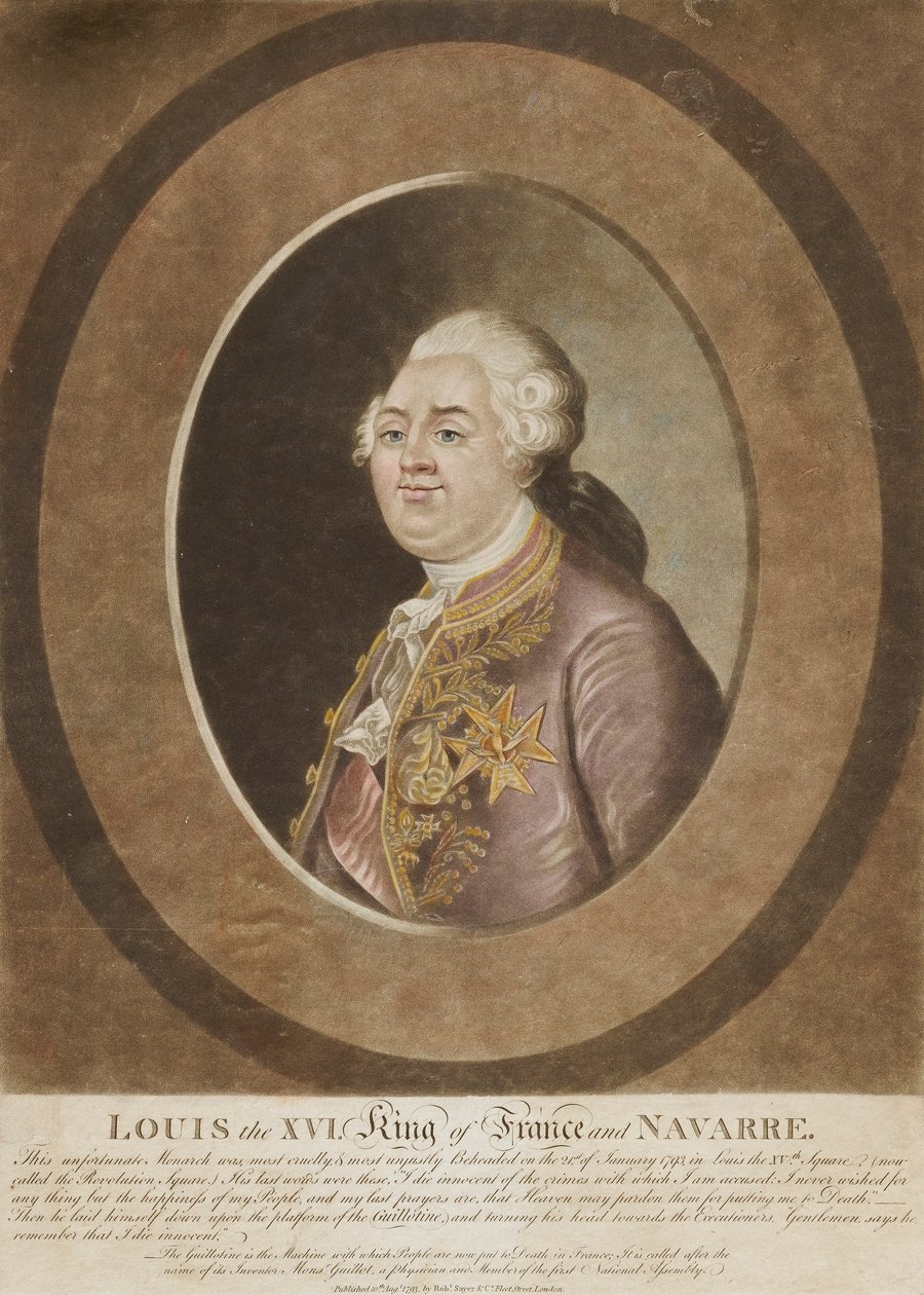 Louis XVI, König von Frankreich und Navarra von Unidentified