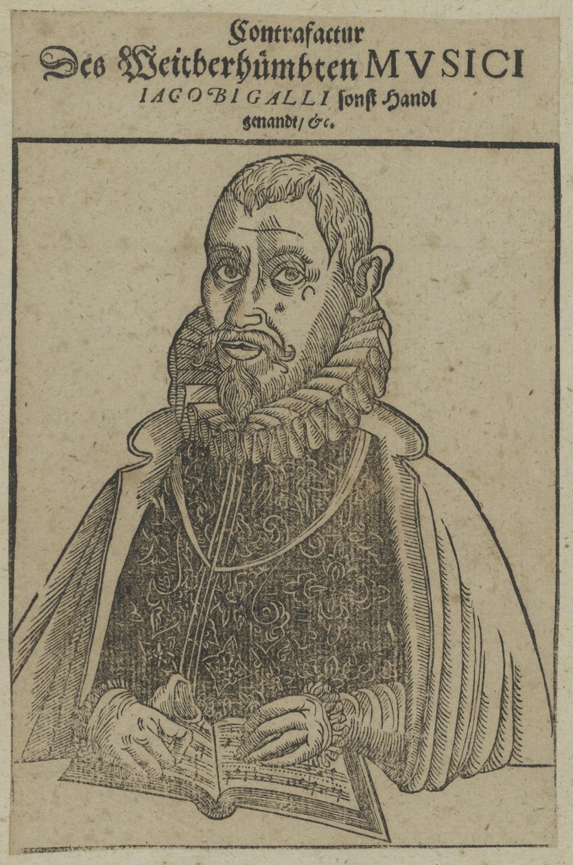 Jakob Petelin Gallus von Unknown