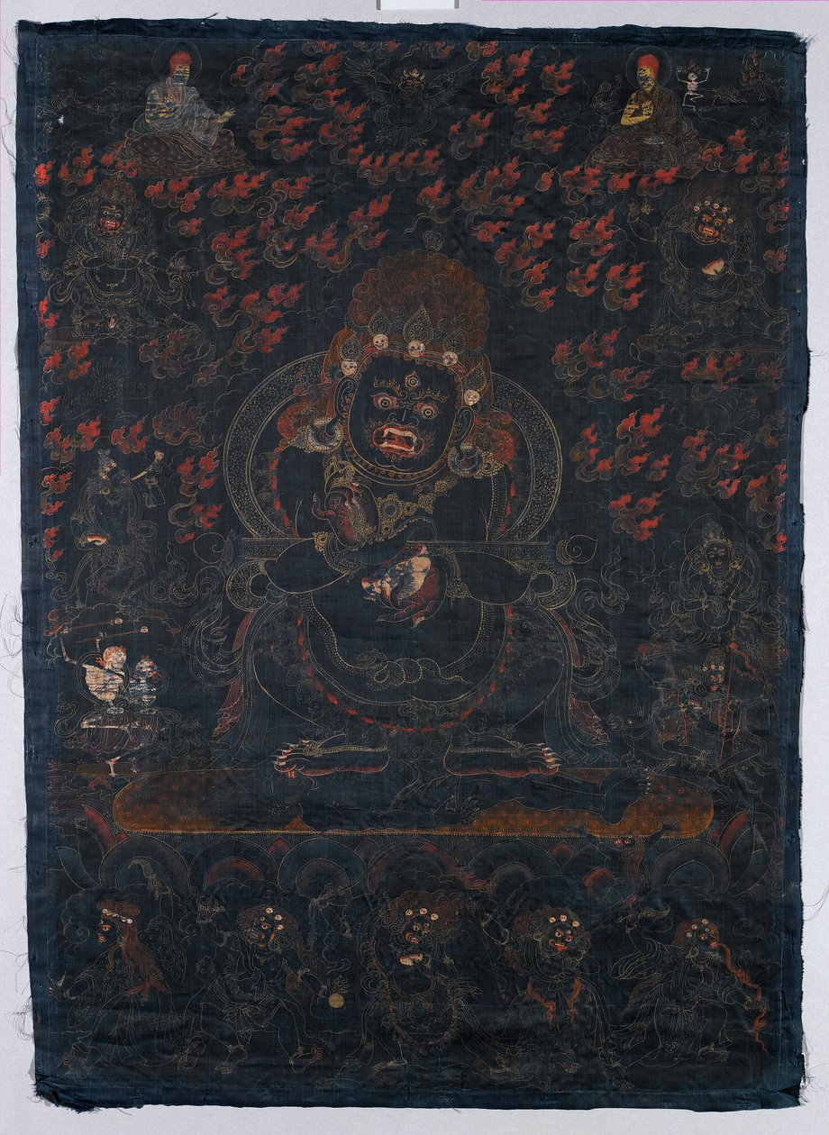 Mahakala, Beschützer des Zeltes, Tibet. von Unknown