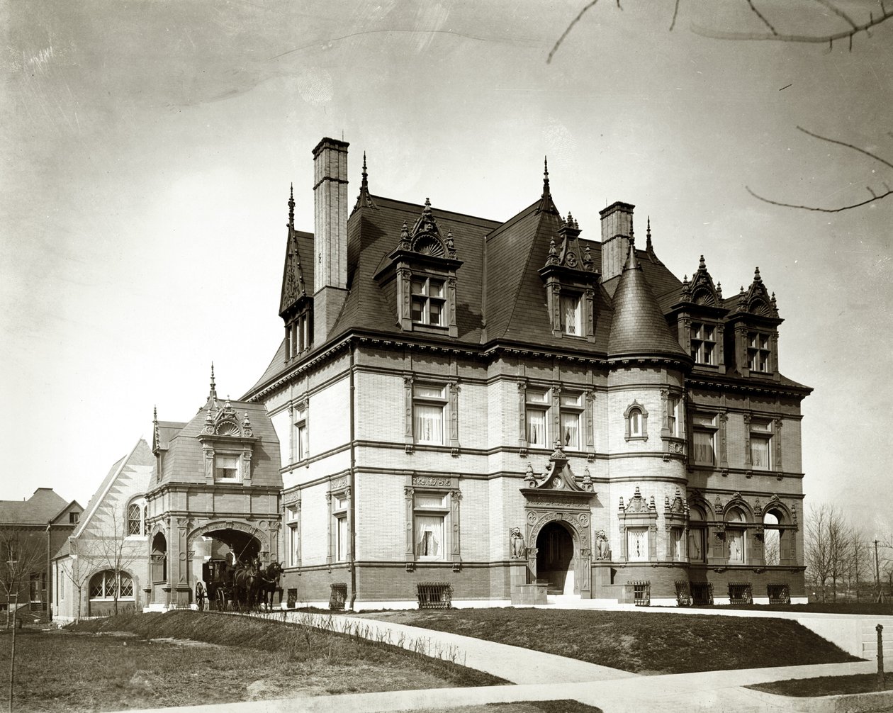 William K. Bixby Residenz, 13 Portland Place, erbaut ca. 1895, W. Albert Swasey, Architekt von Unknown