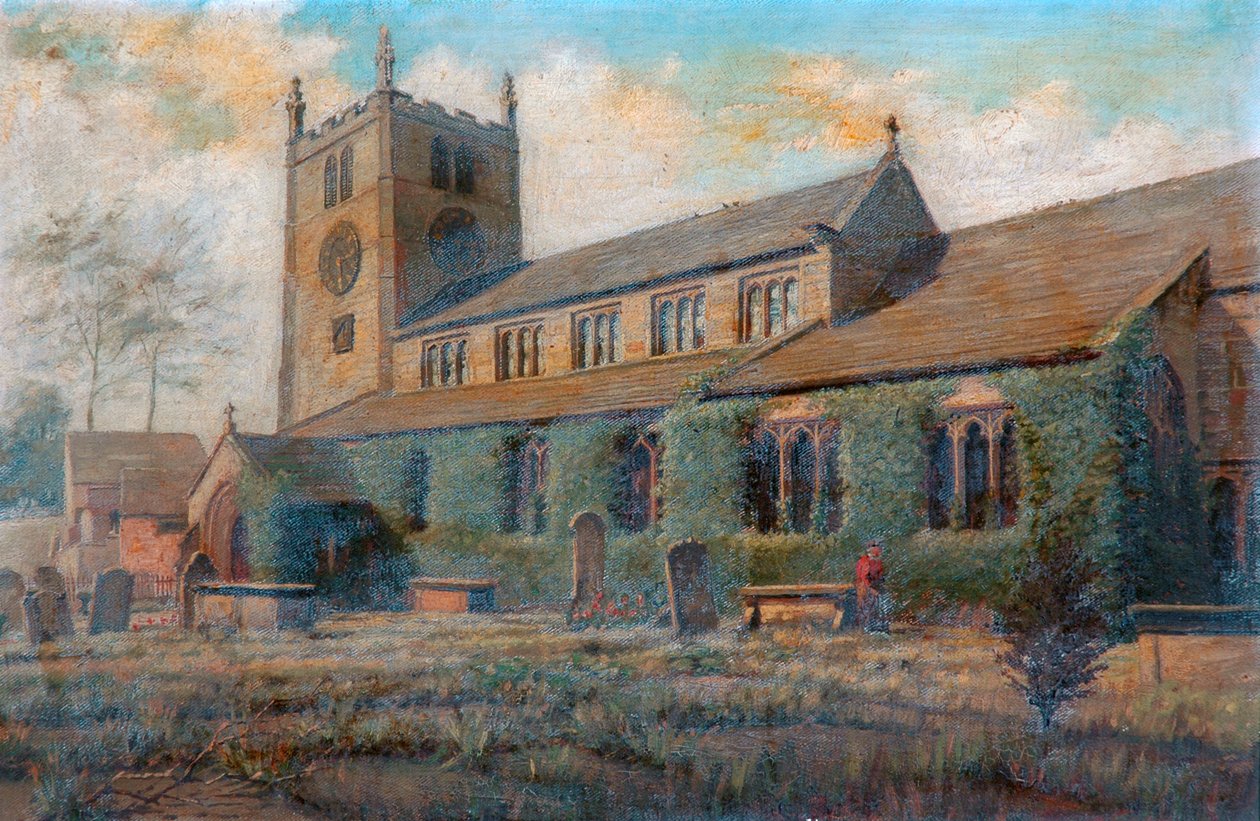 Pfarrkirche, Bingley, ca. 1892 von Unknown