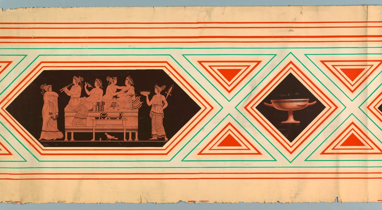 Fries oder Dado (Frankreich), ca. 1840 von Unknown