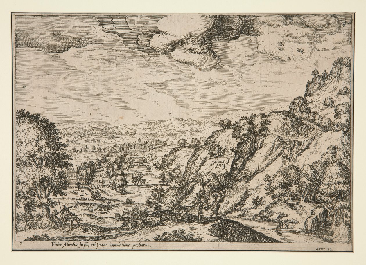 Abraham und Isaak von Unknown