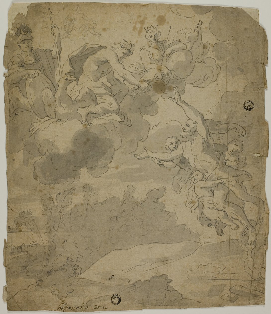 Apotheose des Herkules von Unknown