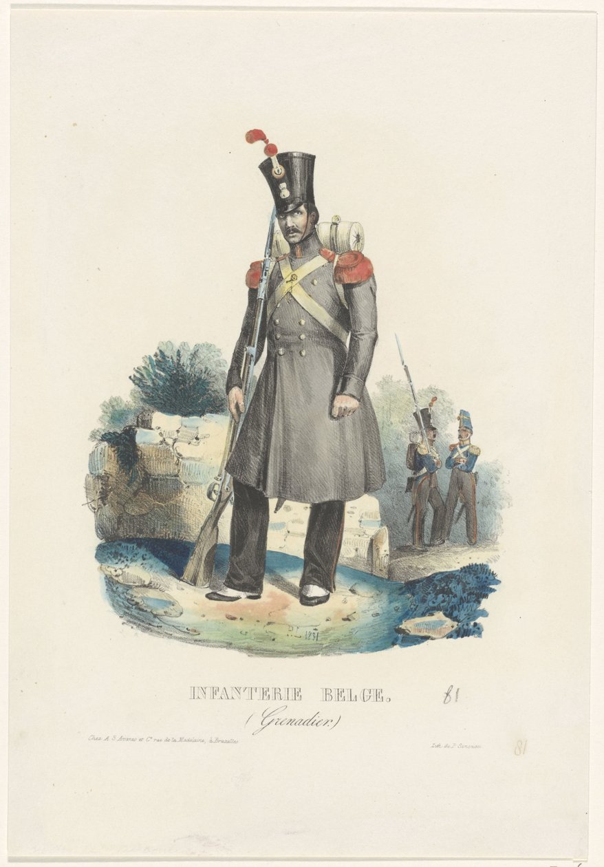 Belgischer Grenadier, 1831 von Unknown