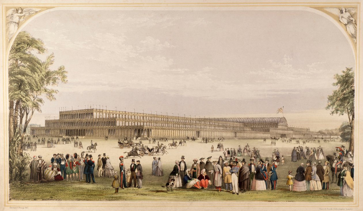 Große Ausstellung, Kristallpalast, Hyde Park, London, 1851 von Unknown