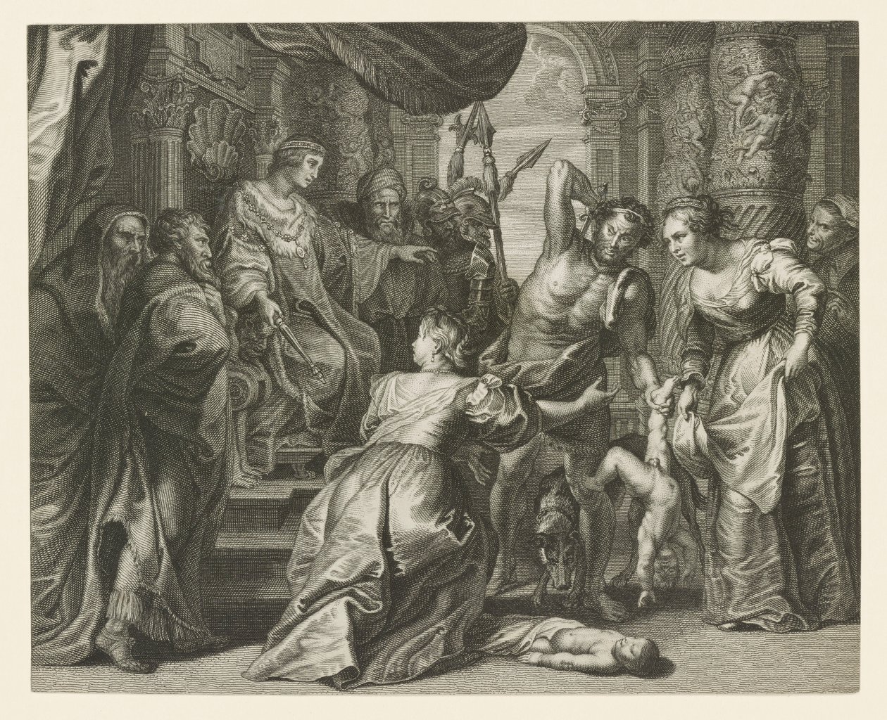 Das Urteil Salomos von Unknown