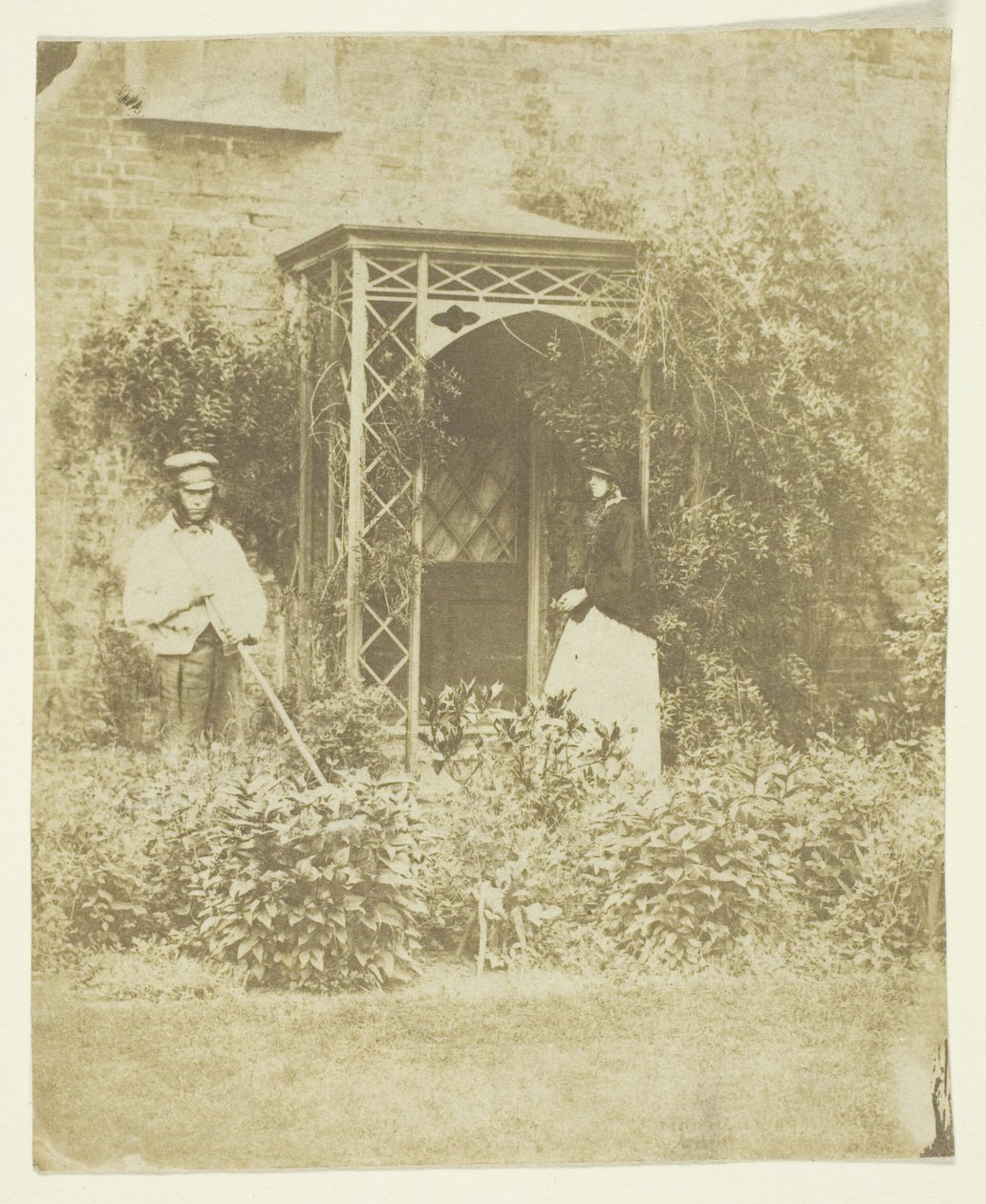 Mrs. Craik im Außengarten von Unknown