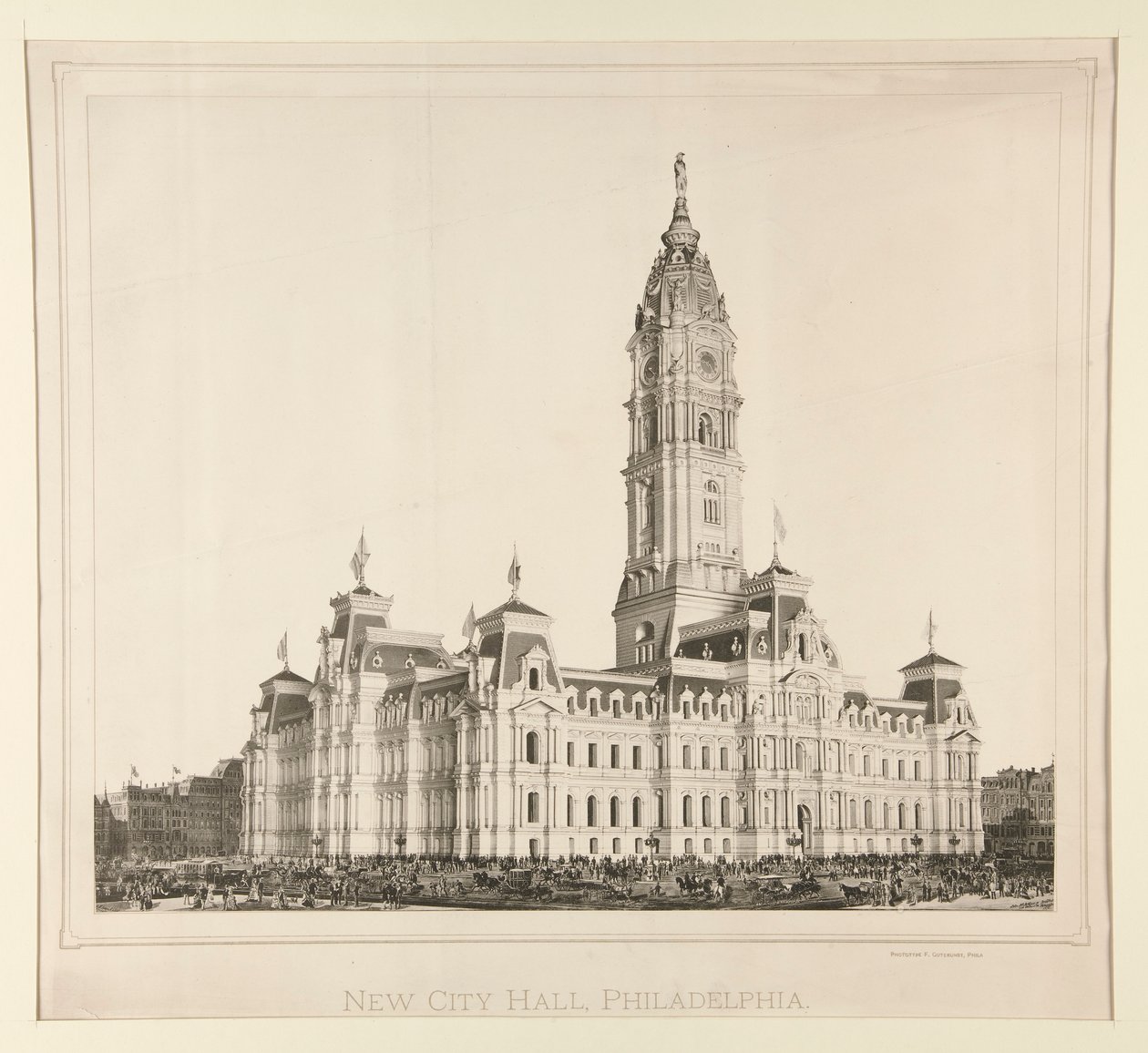 Neues Rathaus, Philadelphia von Unknown
