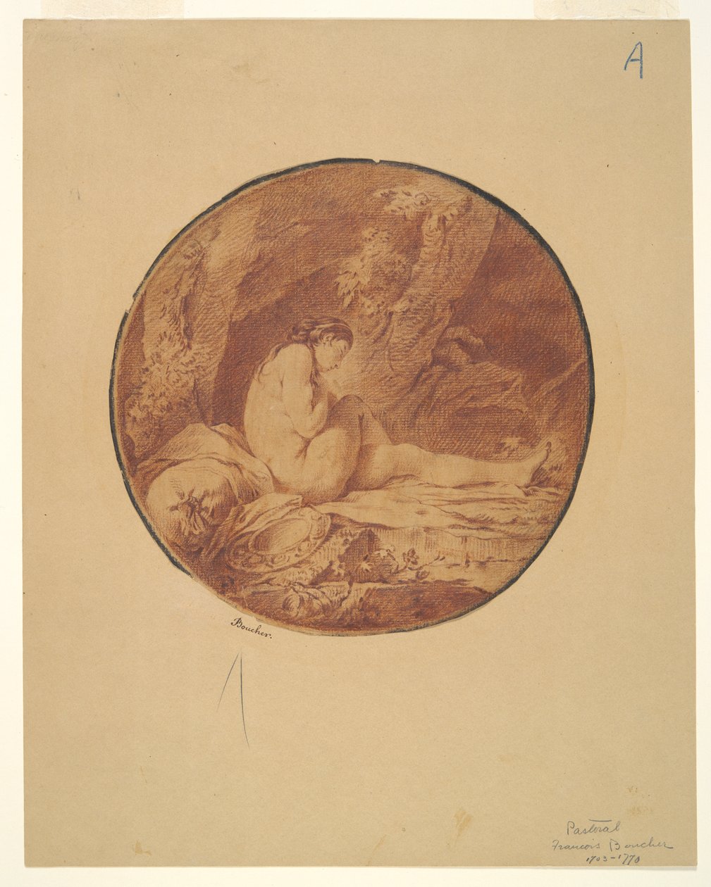 Nackte Figur (Pastoral) von Unknown