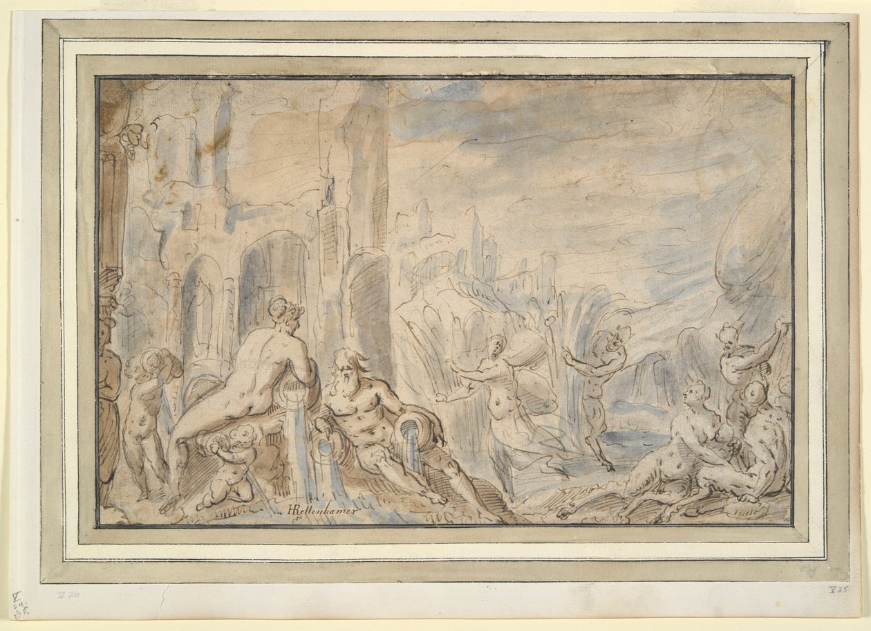 Pan und Syrinx von Unknown
