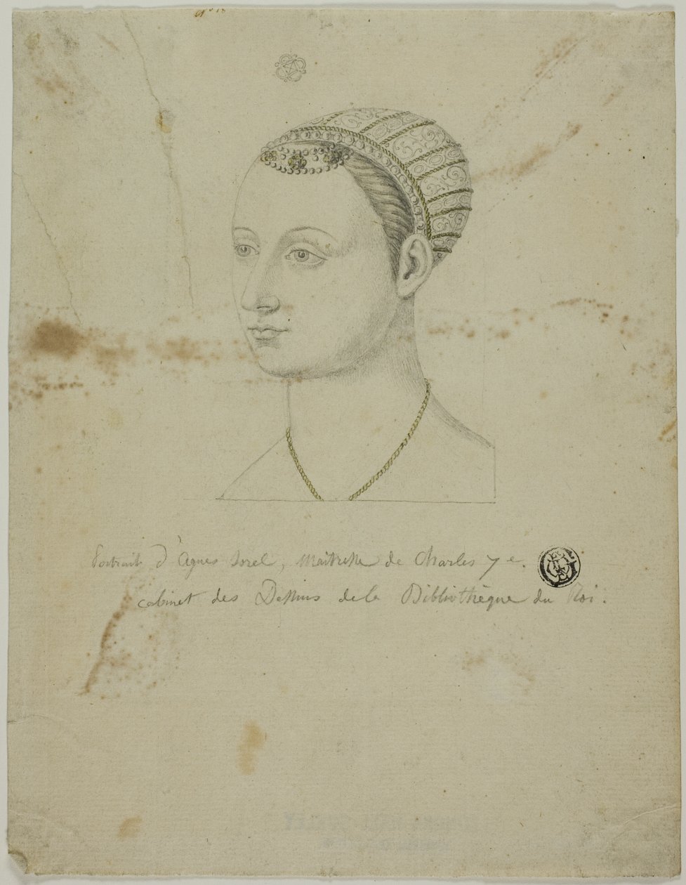 Porträt von Agnes Sorel von Unknown