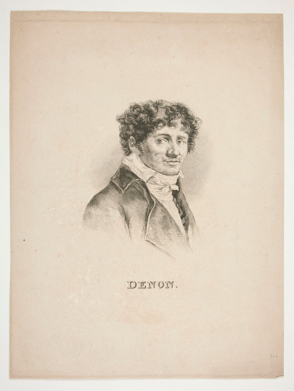 Porträt von Dominique-Vivant Denon von Unknown