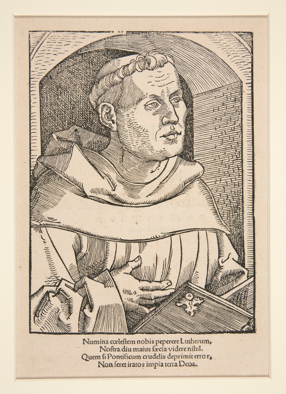 Porträt von Martin Luther von Unknown