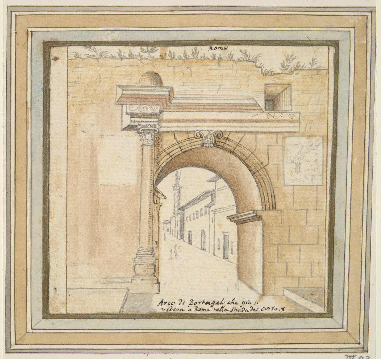 Portugiesischer Bogen in Rom von Unknown