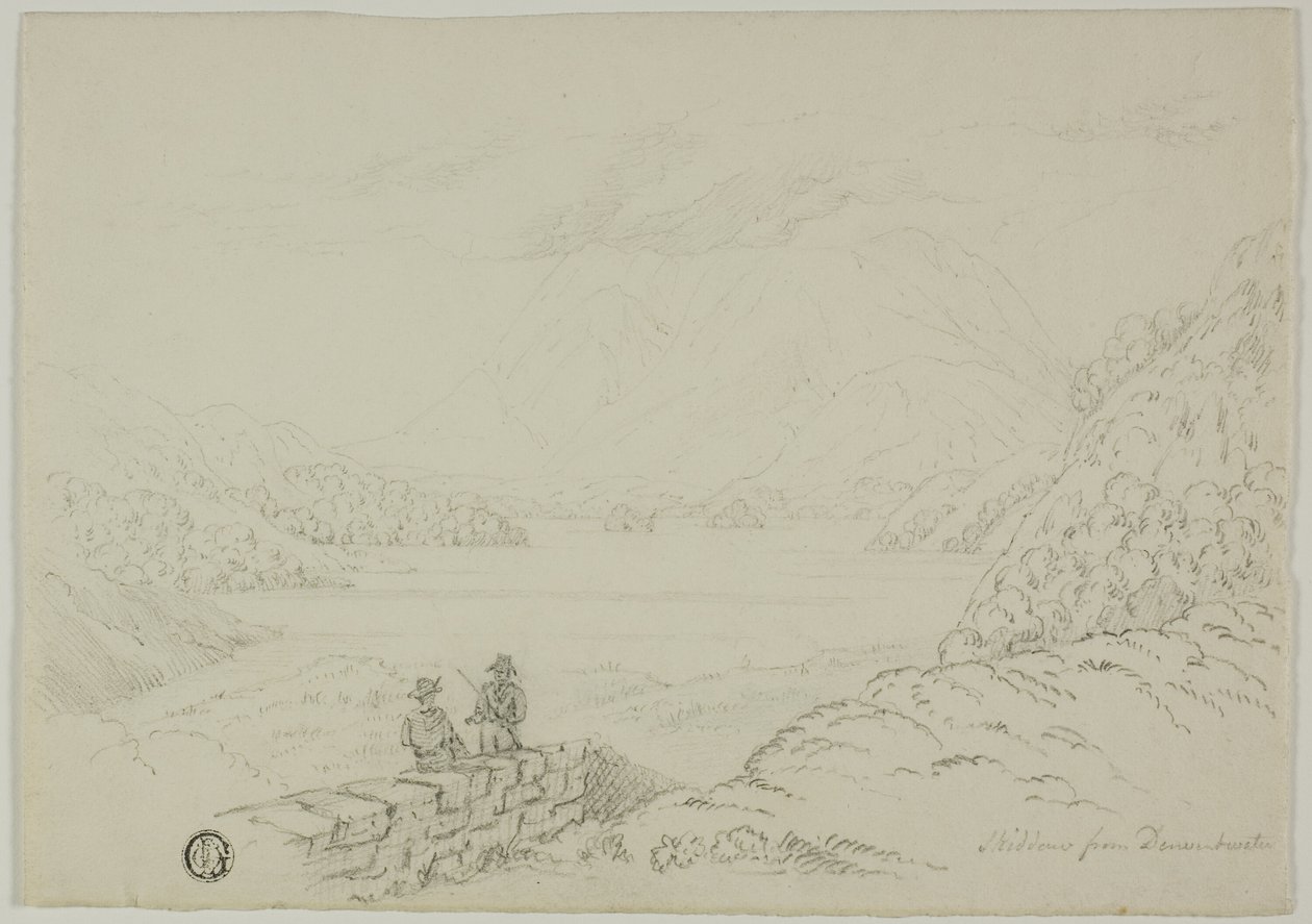 Skiddaw vom Derwentwater von Unknown