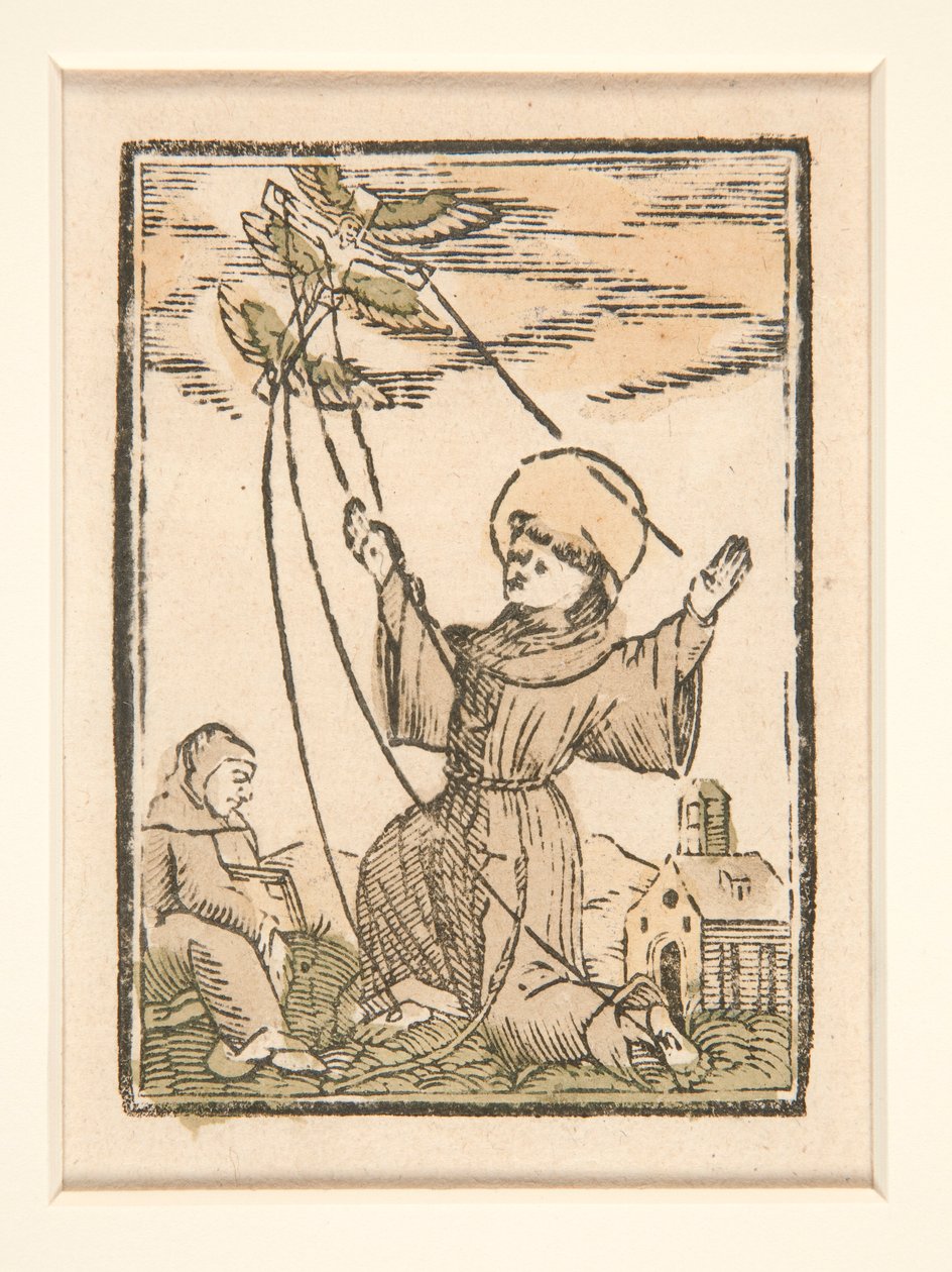 Der heilige Franziskus von Assisi empfängt die Stigmata von Unknown