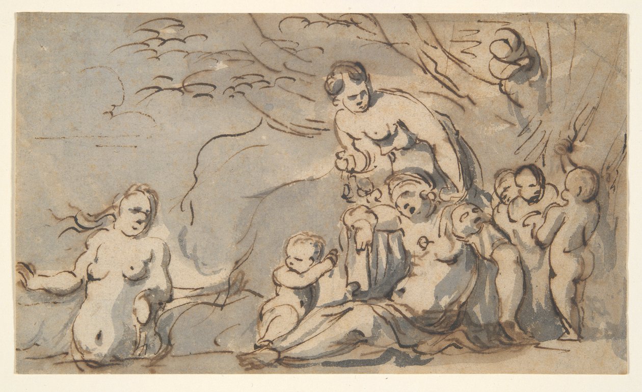 Studie für die Entführung von Rinaldo [?] von Unknown