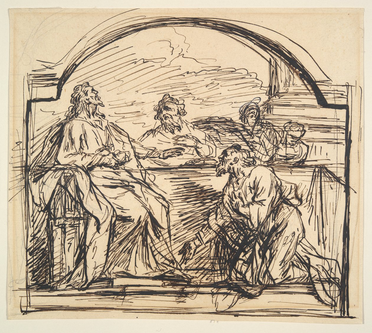 Das Abendmahl in Emmaus von Unknown