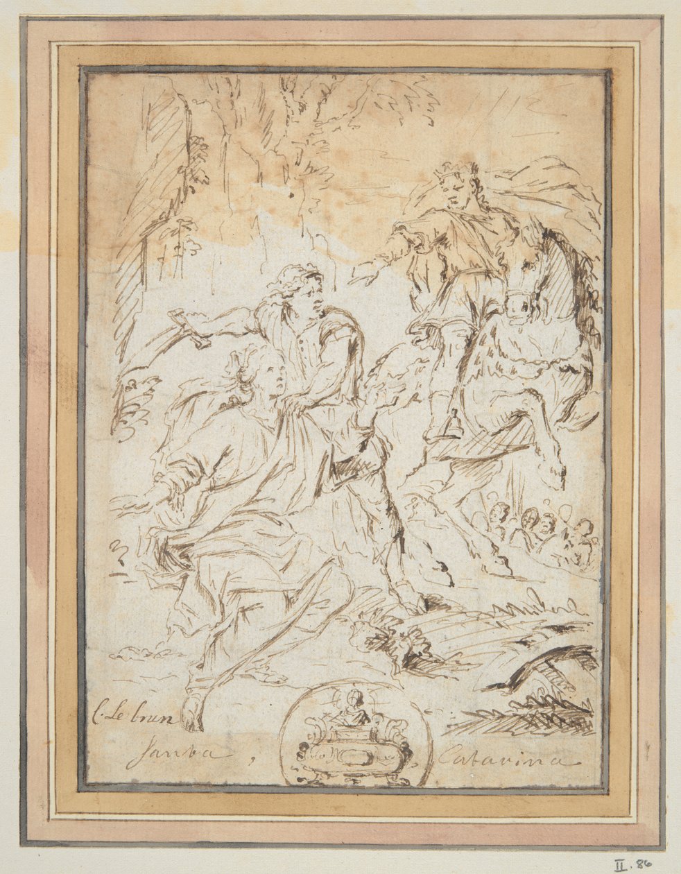 Die Enthauptung der Heiligen Katharina von Alexandria von Unknown