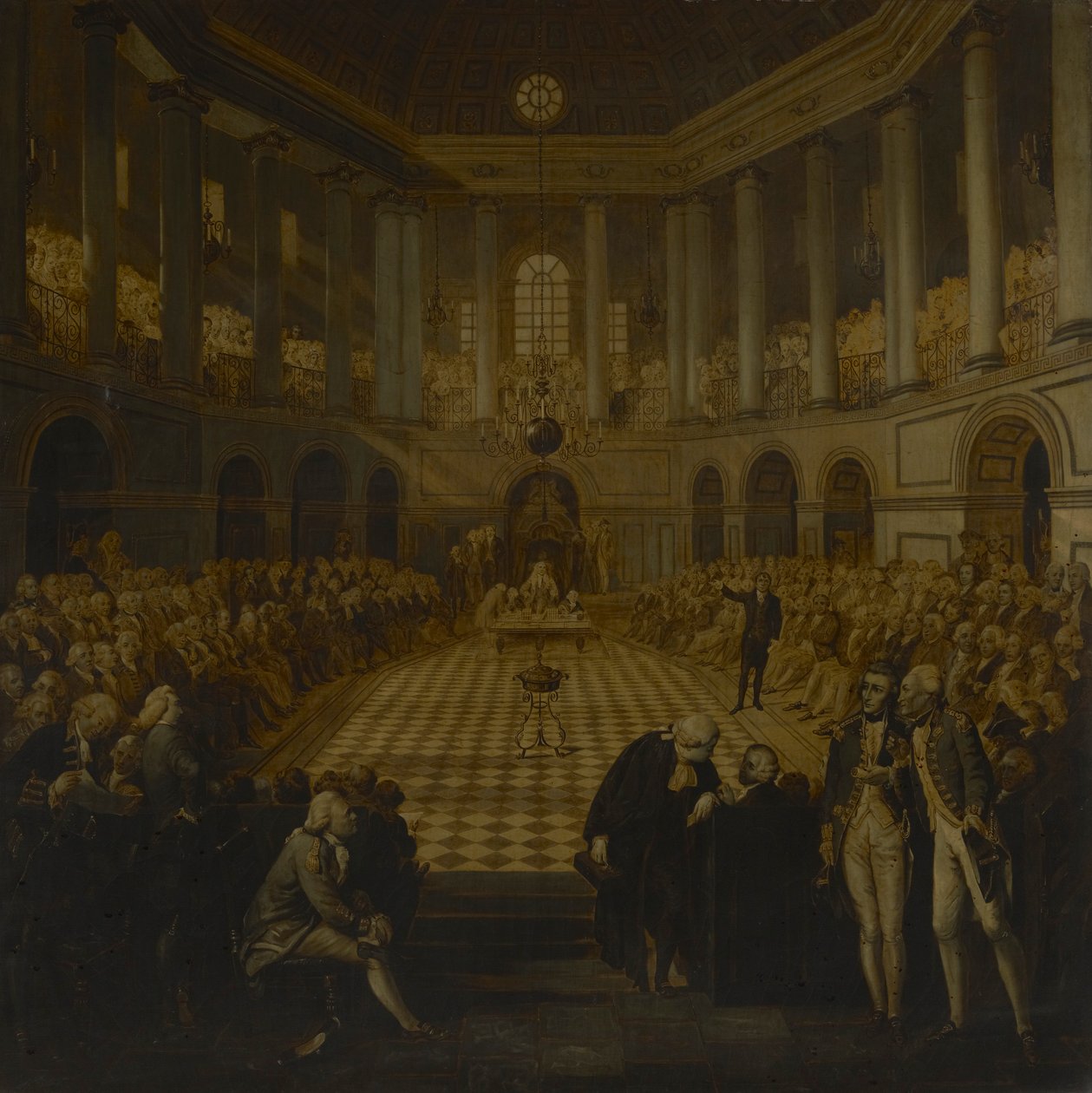 Das irische Parlament von Unknown
