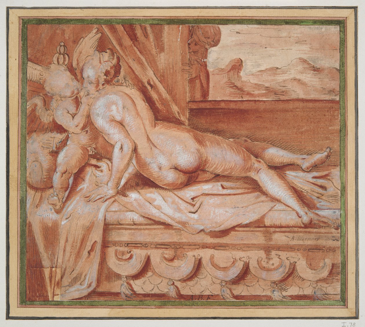 Venus und Amor von Unknown
