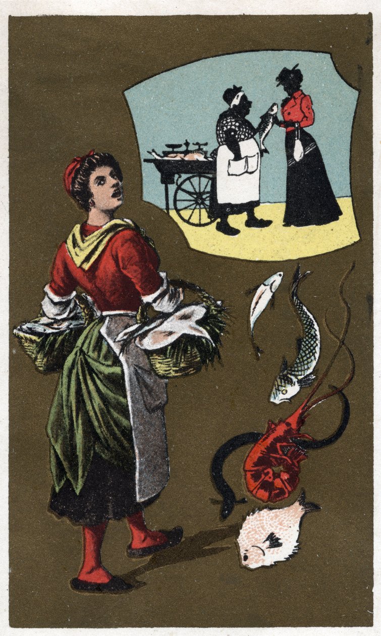 Anonyme Chromolithographie, Ende des 19. Jahrhunderts. von Unknown artist