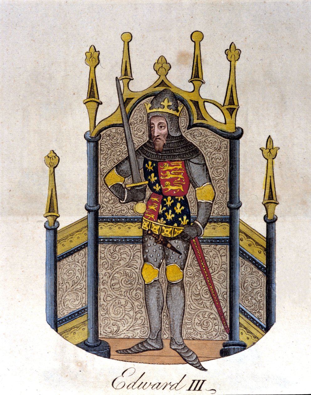 Edward III König von England (1312-1377). von Unknown artist