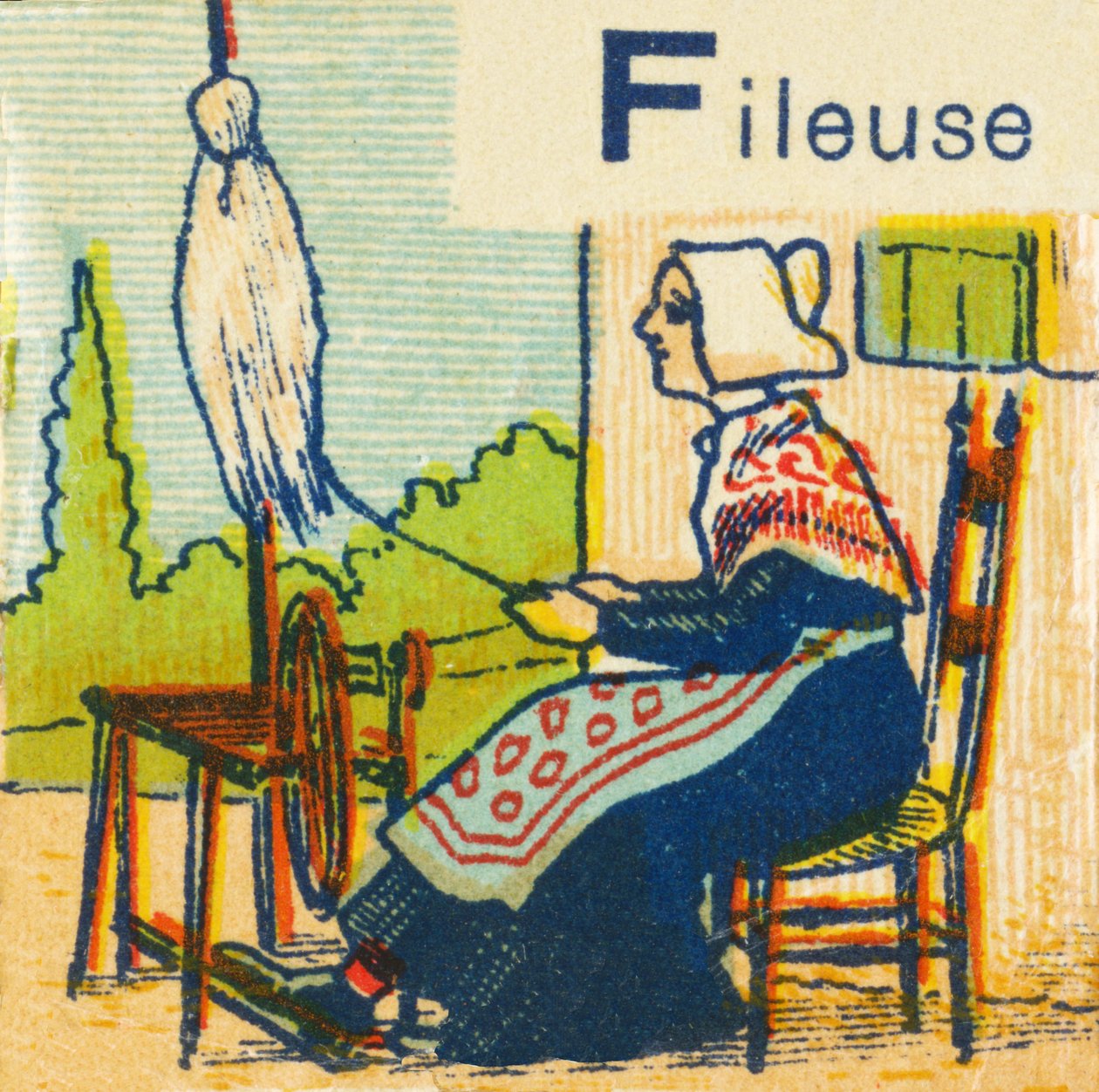 F wie Spinner von Unknown artist