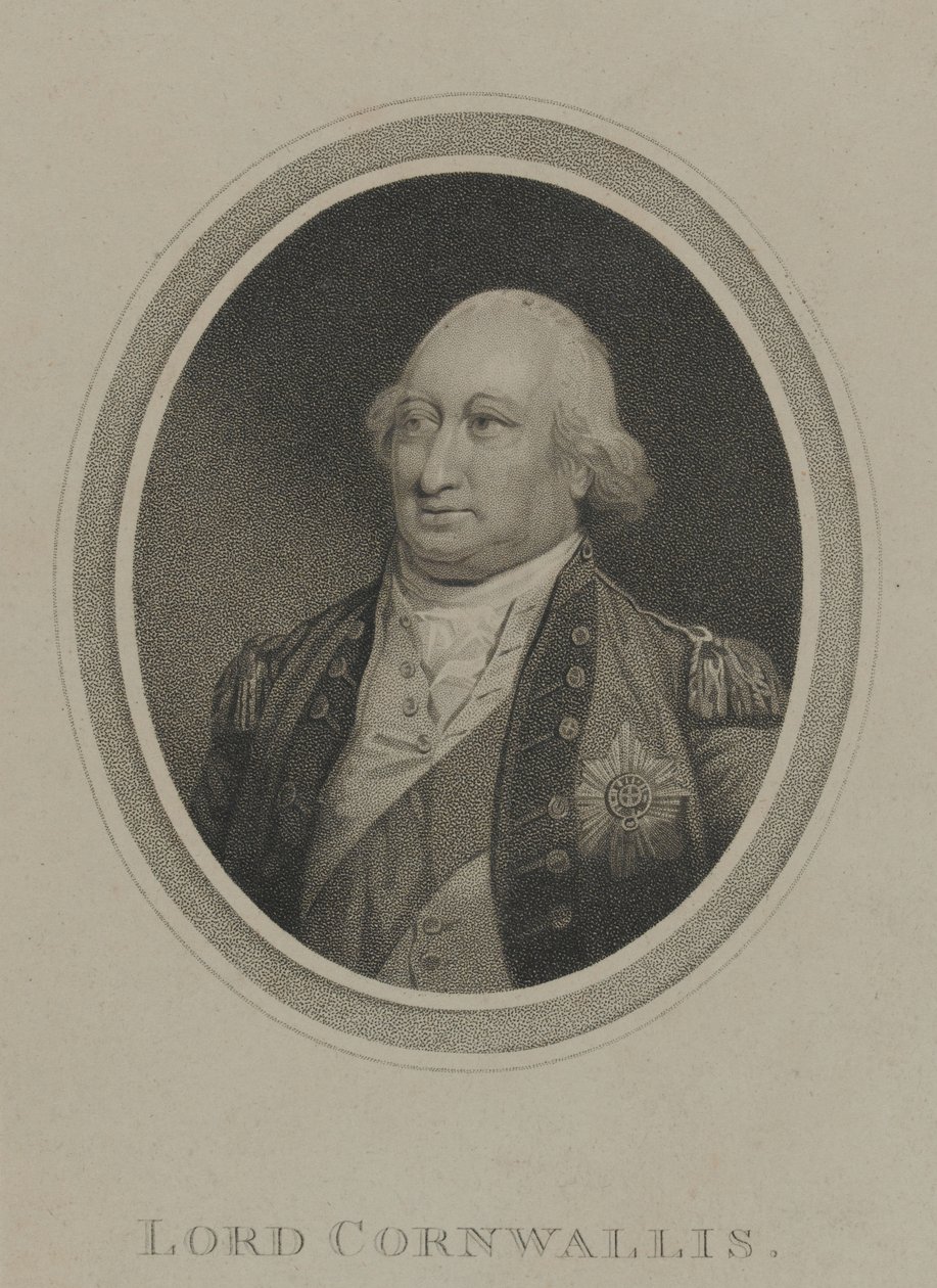 Lord Cornwallis von Unknown artist