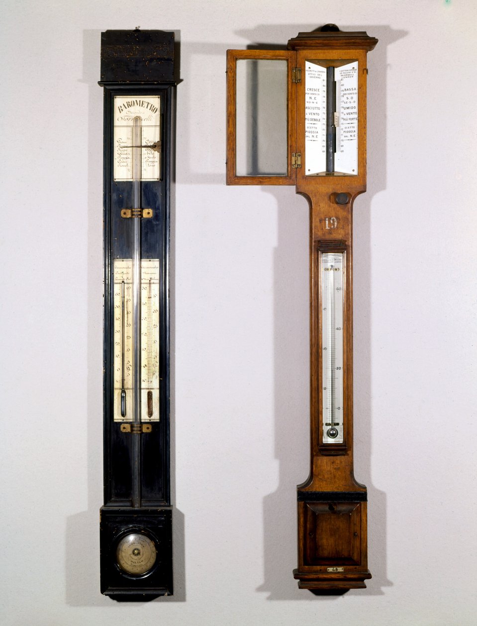 Modell von Quecksilberbarometern des 19. Jahrhunderts von Unknown artist