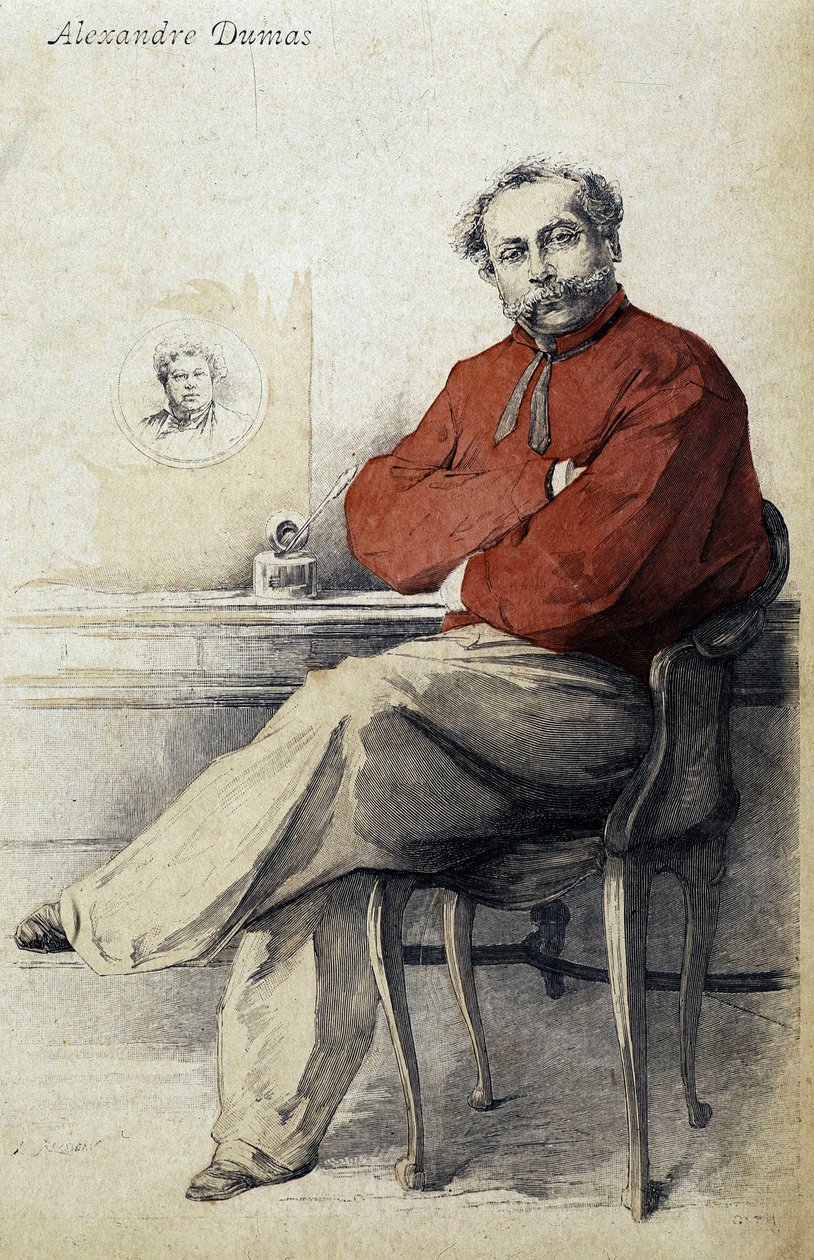 Porträt von Alexandre Dumas Jr. von Unknown artist