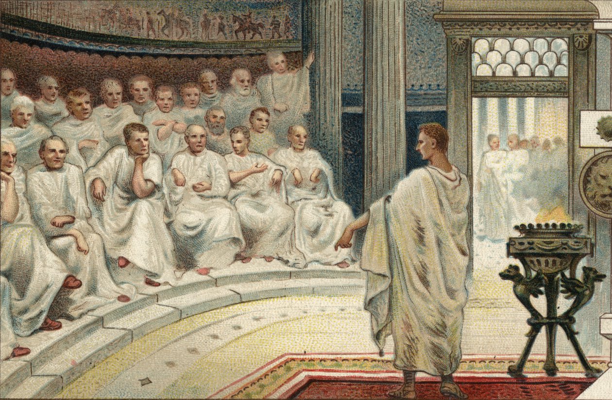 Römisches politisches System: Der Senat. von Unknown artist