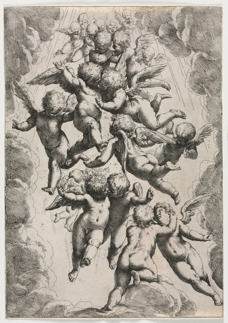 Engel in Herrlichkeit von Unknown artist