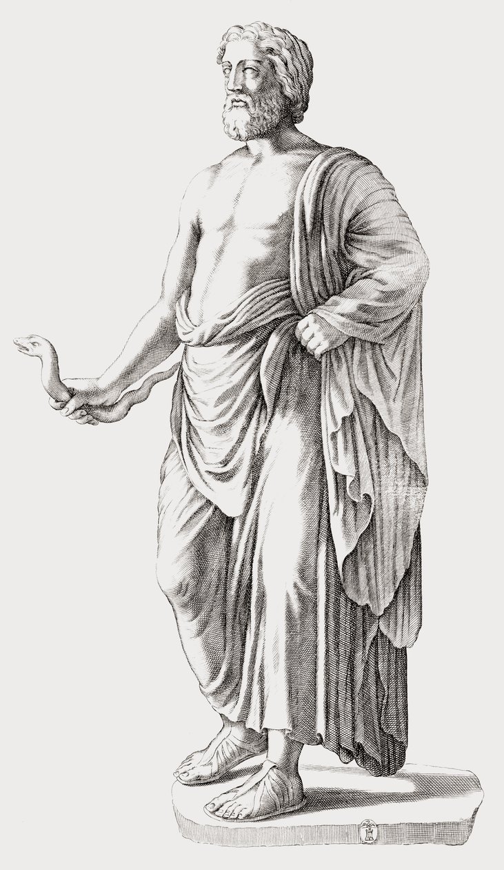 Asklepios. Porträt. von Unknown artist