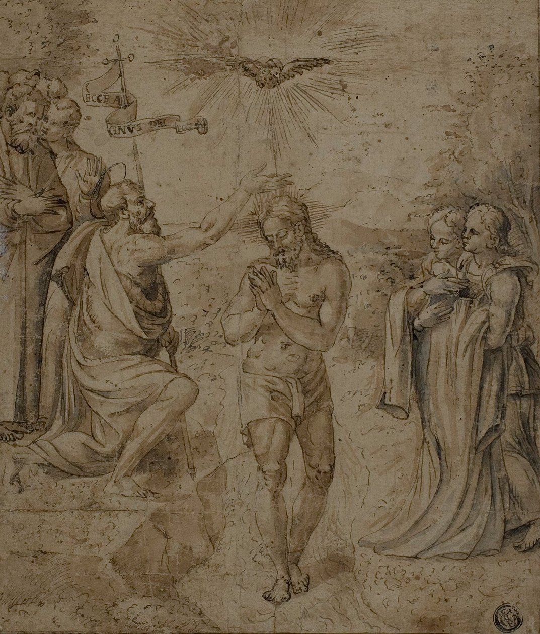 Taufe Christi von Unknown artist