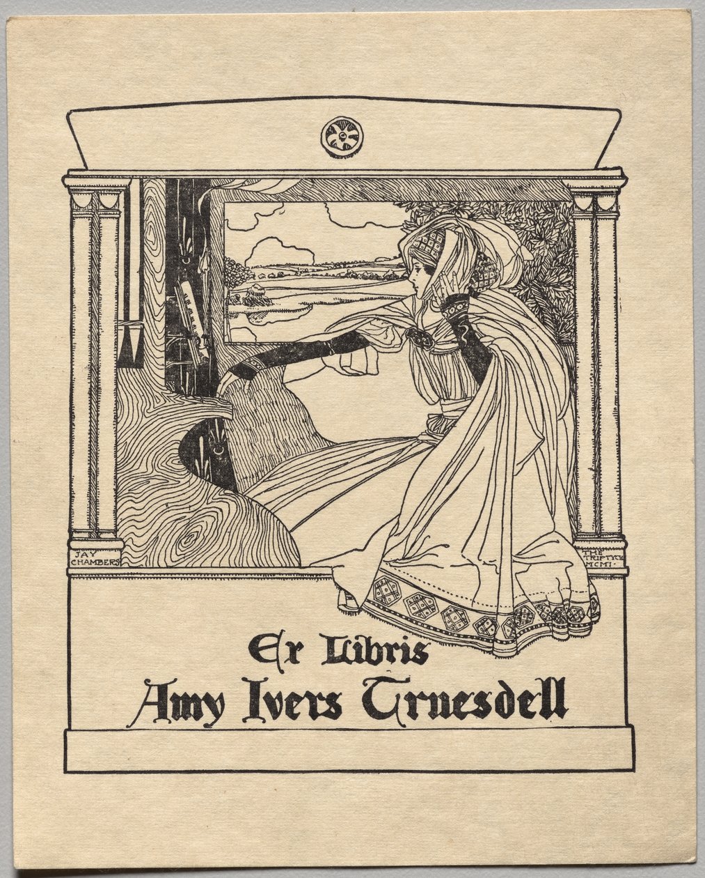 Exlibris: Amy Ivers Truesdell von Unknown artist