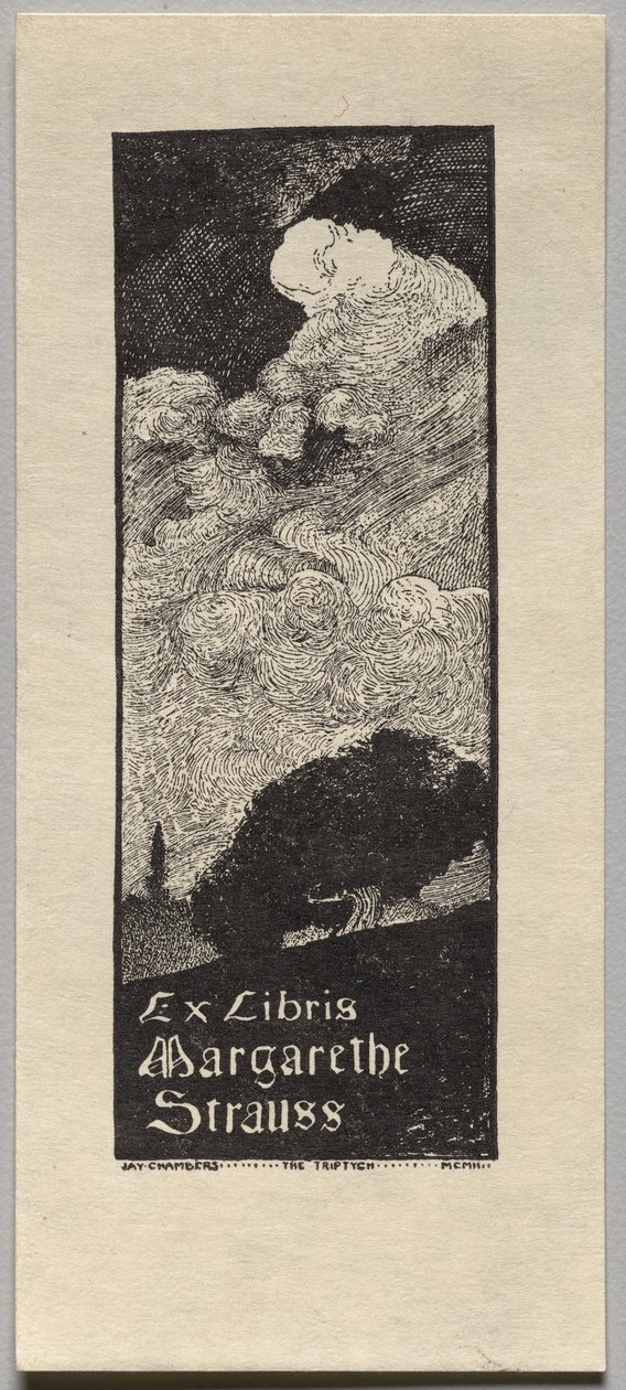 Exlibris: Margarethe Strauss von Unknown artist