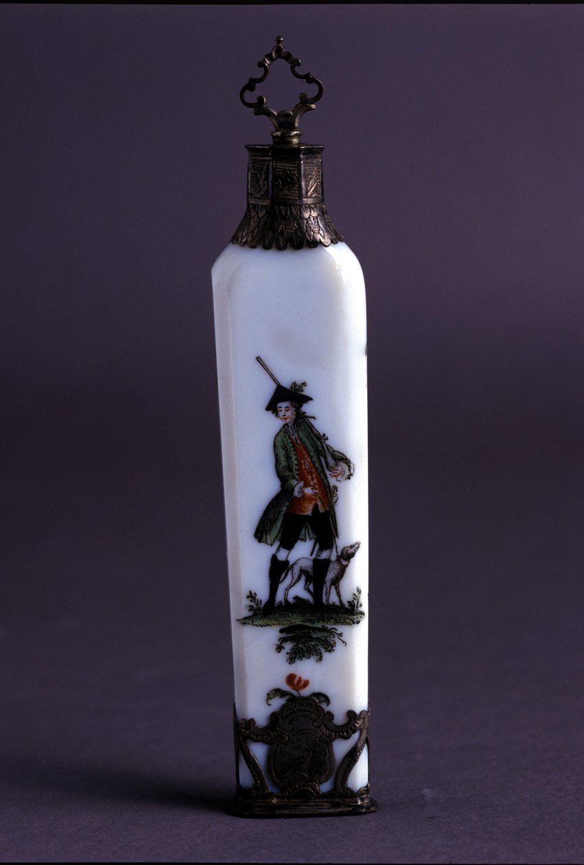 Flasche für Parfüms aus dem 18. Jahrhundert aus Keramik. von Unknown artist