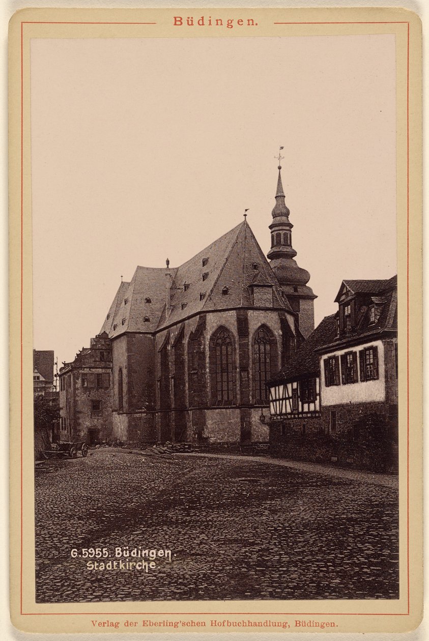 Büdingen. Stadtkirche. von Unknown artist