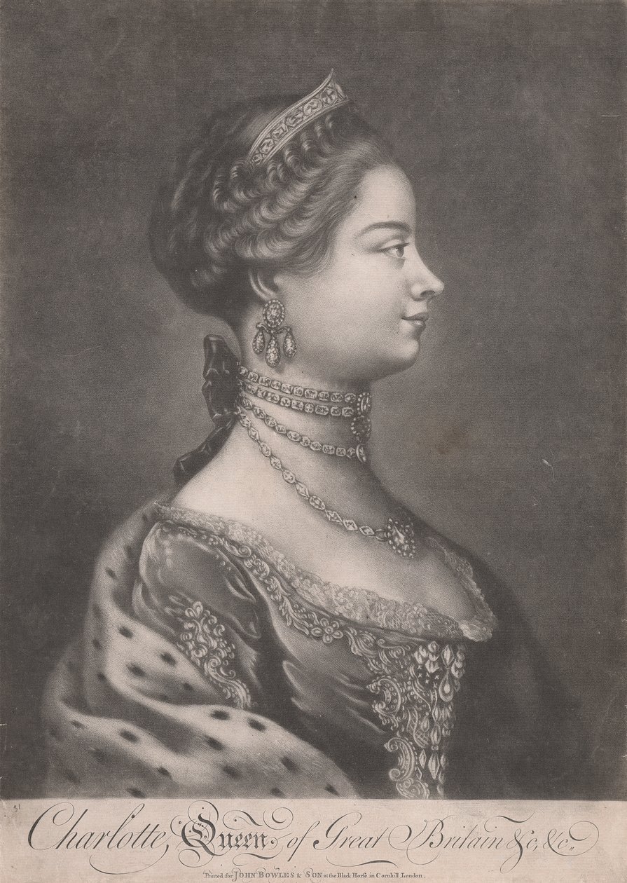 Charlotte, Königin von Großbritannien von Unknown artist