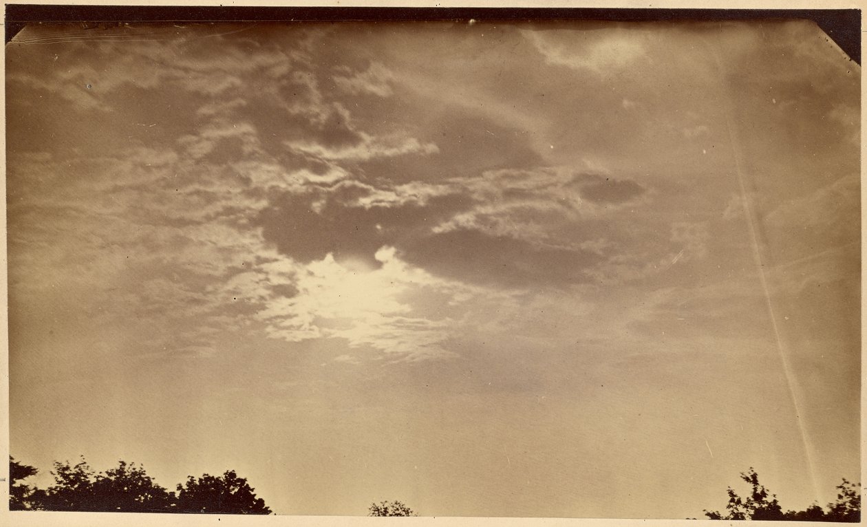 [Wolkenstudie] von Unknown artist