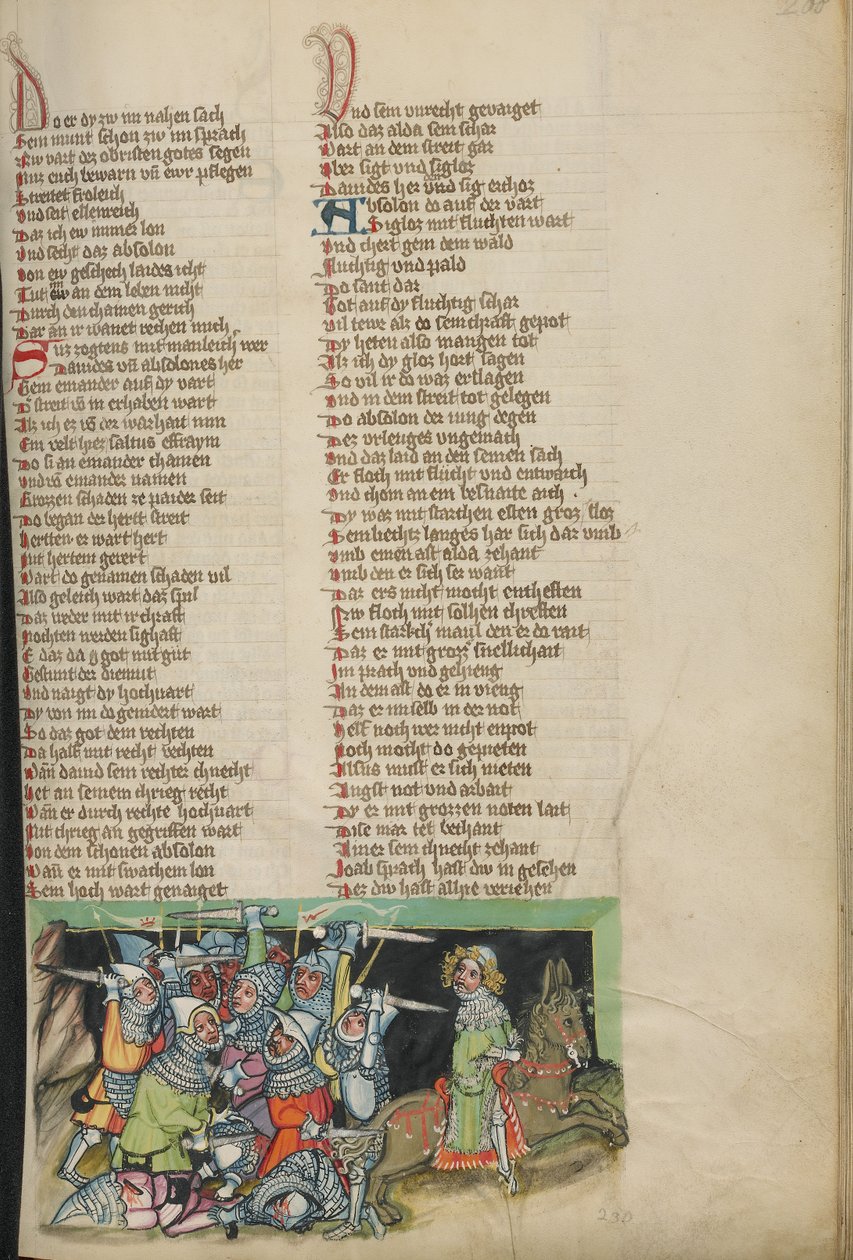 Davids Armee auf der Jagd nach Absalom von Unknown artist