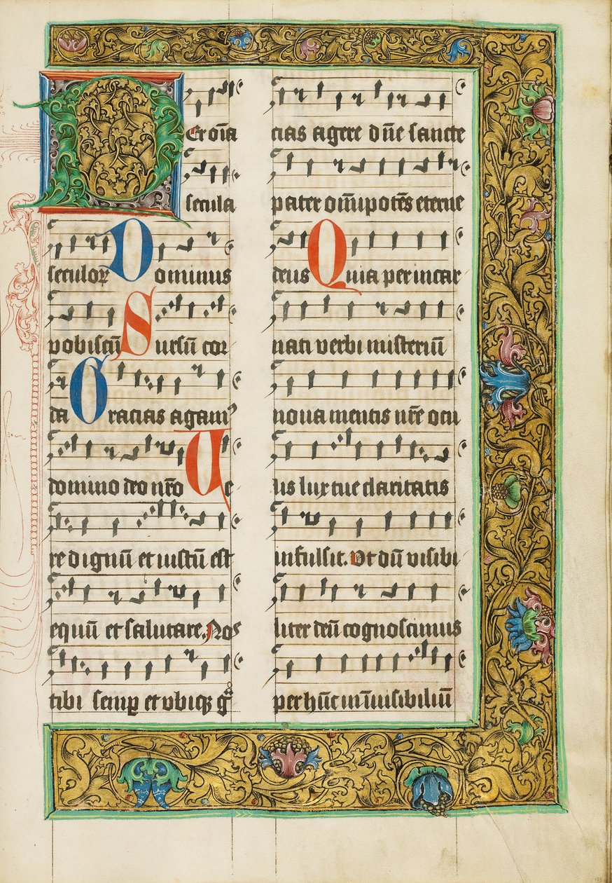 Geschmücktes Initial D von Unknown artist