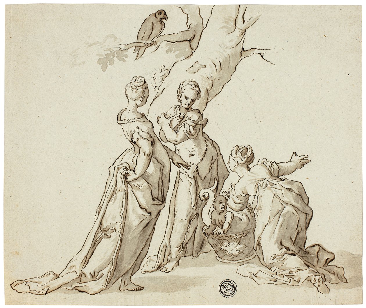 Entdeckung des Erichthonius von Unknown artist