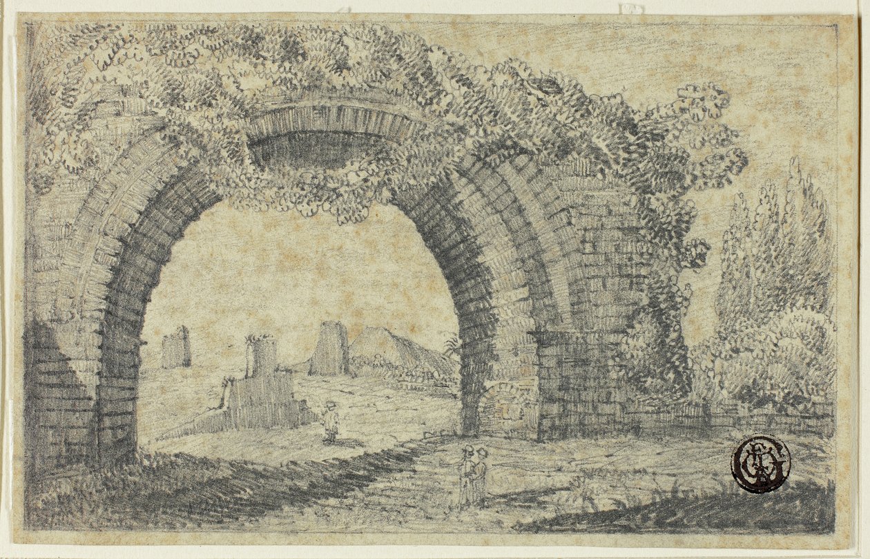 Eingang des Zirkus von Caracalla von Unknown artist