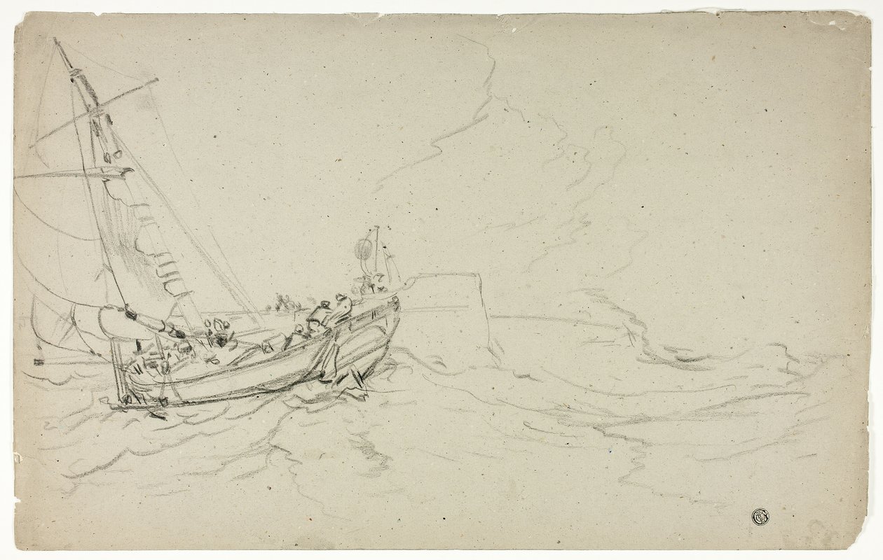Fischerboote auf See von Unknown artist
