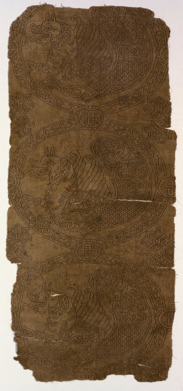 Fragment mit Senmurvs von Unknown artist